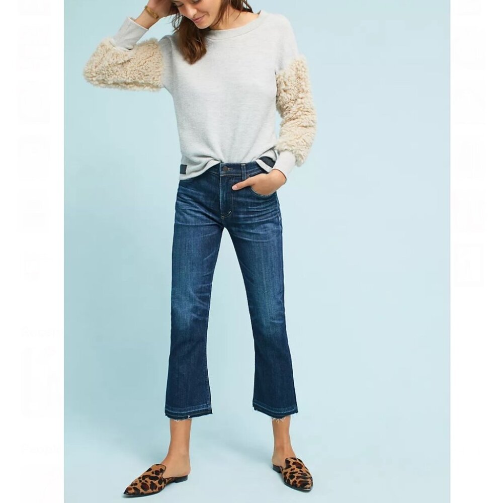 Citizen of Humanity Drew Crop Flare Denim